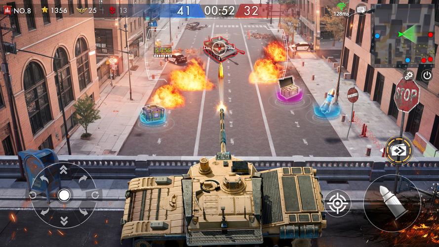 Tank Conflict: PVP Blitz MMO Captura de tela 1