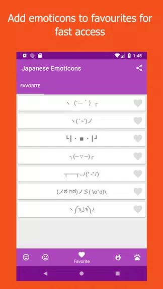 Kikko - Japanese Emoticons Kao Capture d'écran 0