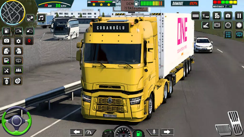 Real City Cargo Truck Driving Captura de tela 2