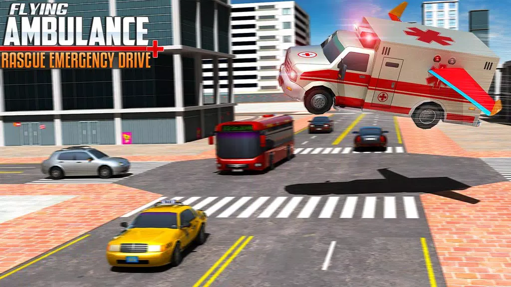 Flying Ambulance Rescue Drive Captura de tela 3