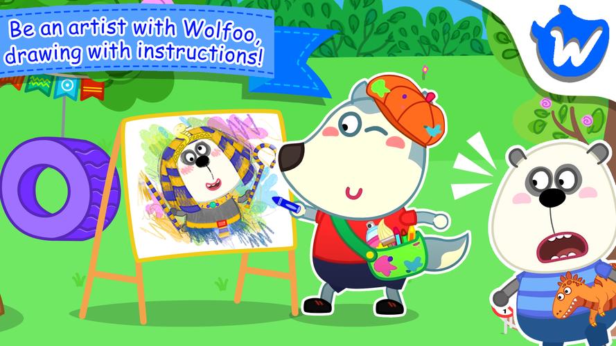 Wolfoo World Educational Games Capture d'écran 0