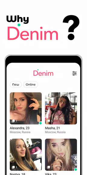 Denim - premium dating app Captura de tela 0