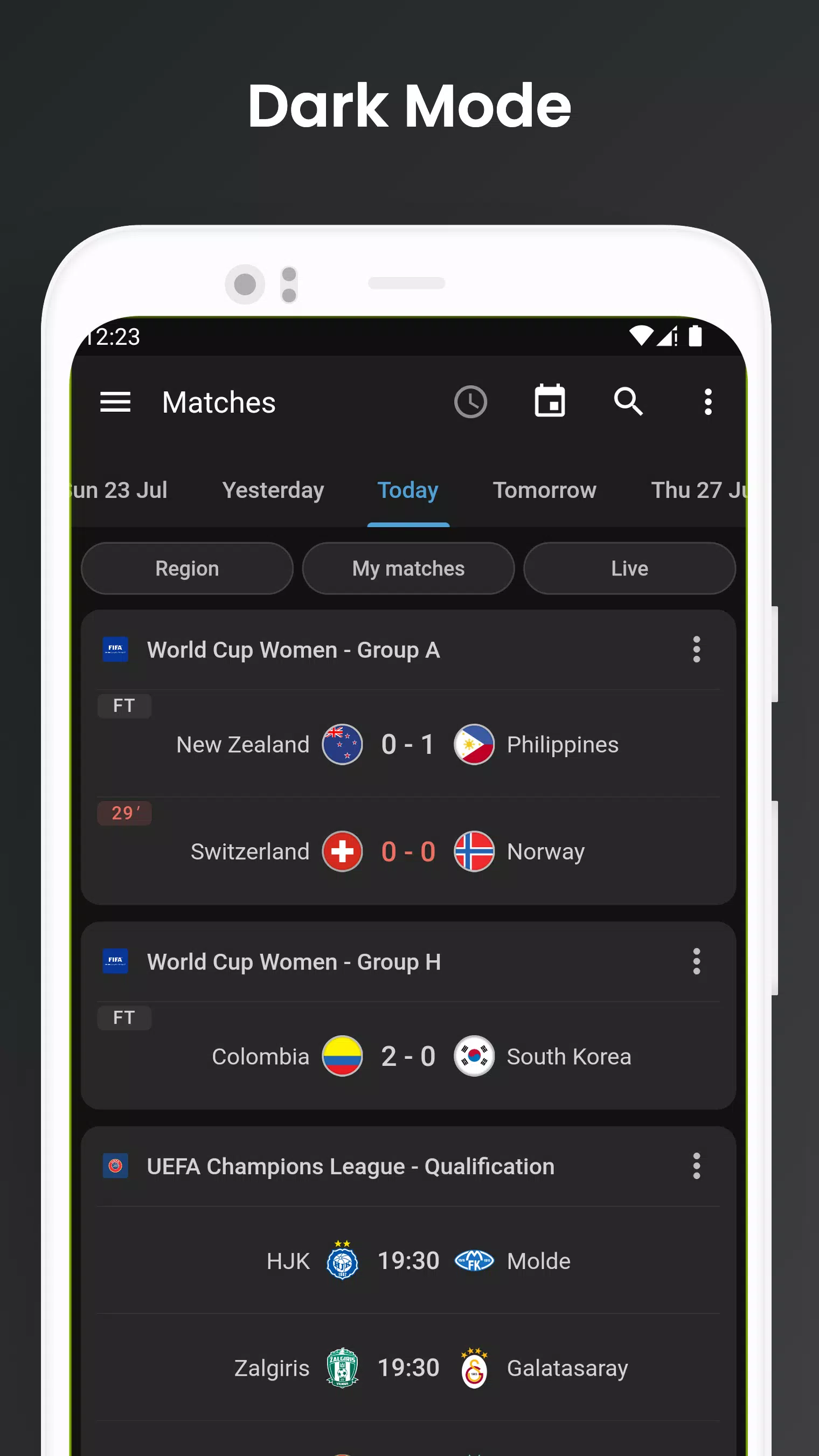 Footba11 - Soccer Live Scores應用截圖第1張