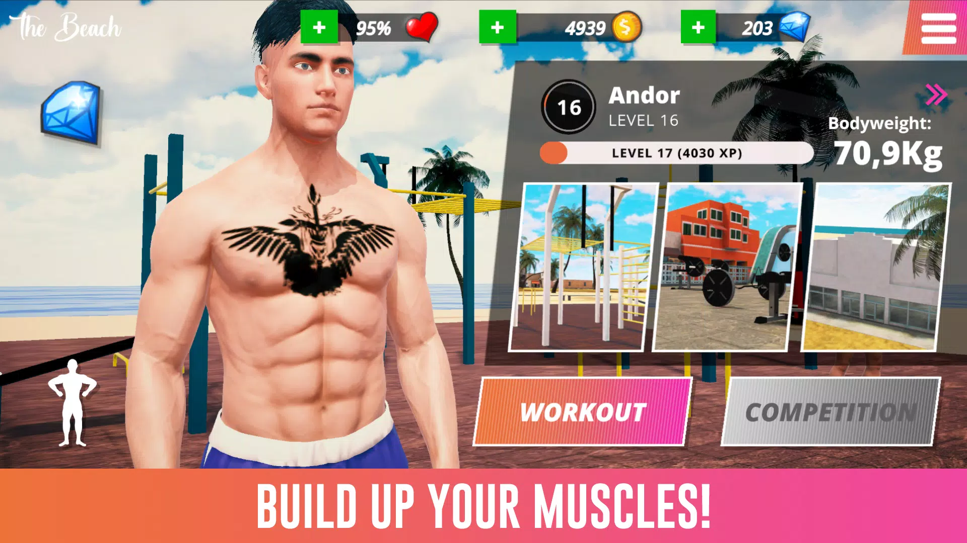 Iron Muscle IV - GYM simulator Captura de pantalla 3