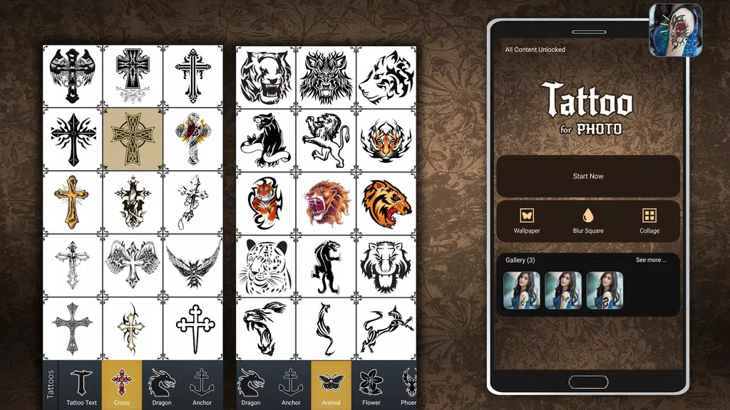 Tattoo For Photo Captura de pantalla 0