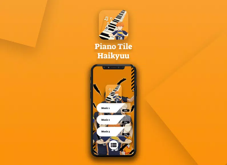 Game Haikyuu Piano Tiles Captura de pantalla 1