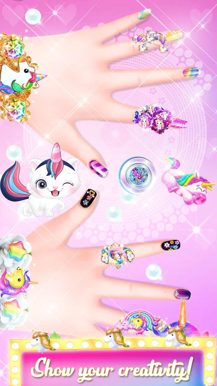 Unicorn Acrylic Nails Makeover應用截圖第3張