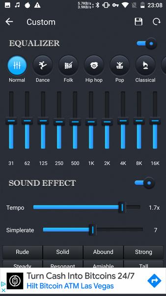 Equalizer Music Player Captura de tela 1