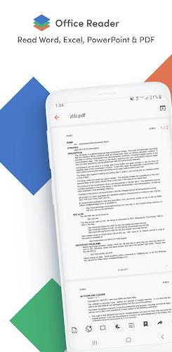 Office Reader - PDF,Word,Excel Screenshot 0