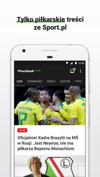 Football LIVE - wyniki na żywo 스크린샷 0