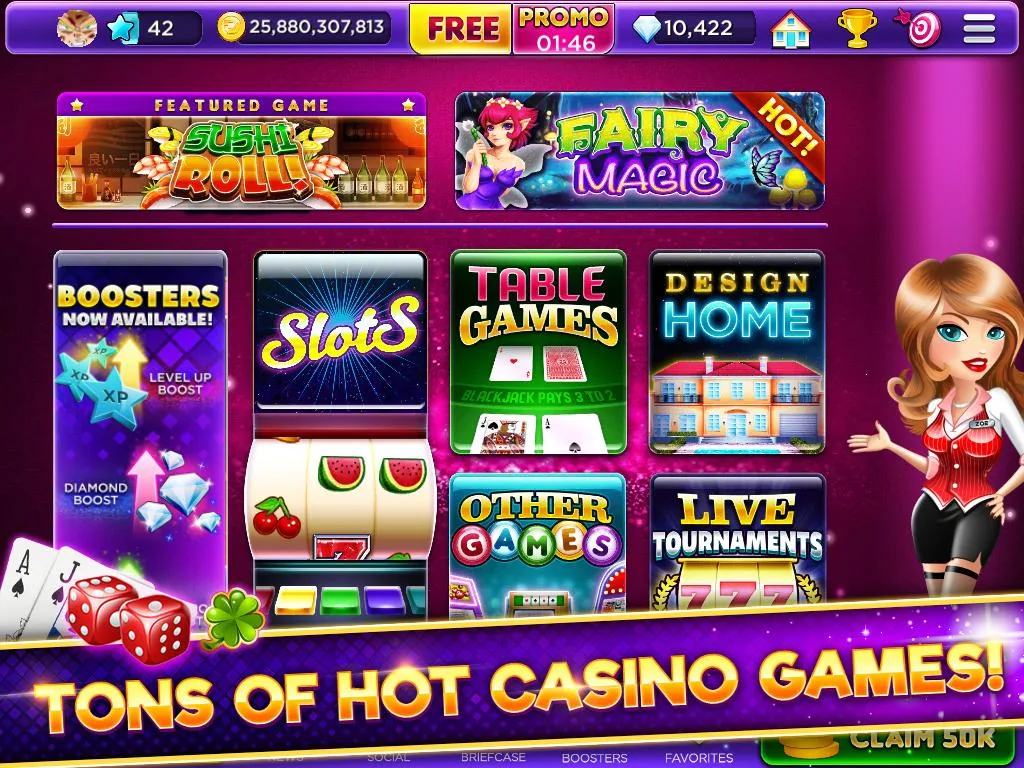 Glamour Casino - Home Designer Slots Captura de tela 0