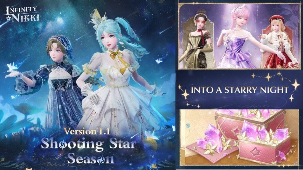 La saison des étoiles filantes est maintenant disponible dans Infinity Nikki !