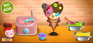 Ice Cream Making Game For Kids Captura de tela 0