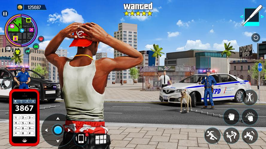 Gangster Mafia City Crime Game Screenshot 0