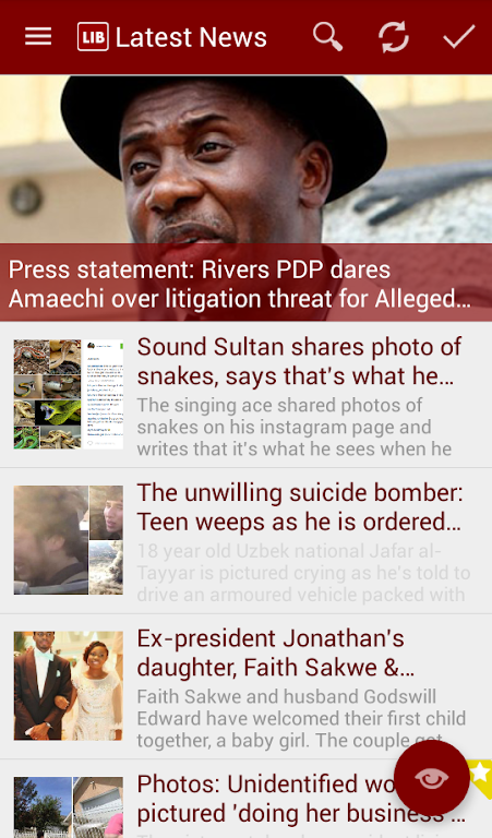 Linda Ikeji Blog Capture d'écran 2