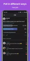 Opino - Social App for Polls Скриншот 2