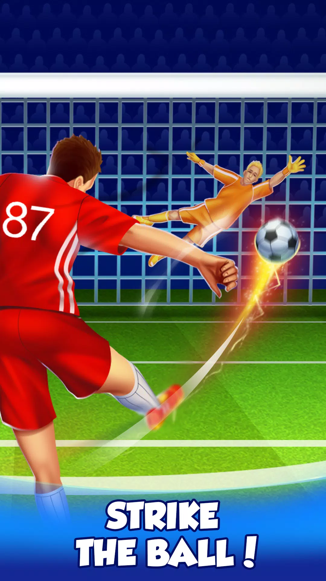 Flick Football : Soccer Game 스크린샷 1