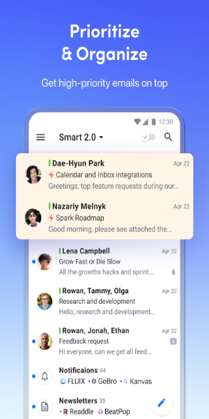 Spark 邮箱 – Gmail，QQ，Outlook应用截图第2张