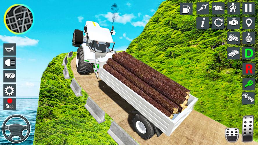 Tractor Driving Tractor Game スクリーンショット 0