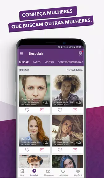 Femme Namoro para Mulheres 스크린샷 2