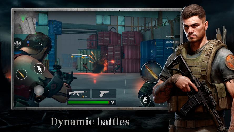Elite War zone Game Battle PVP スクリーンショット 1