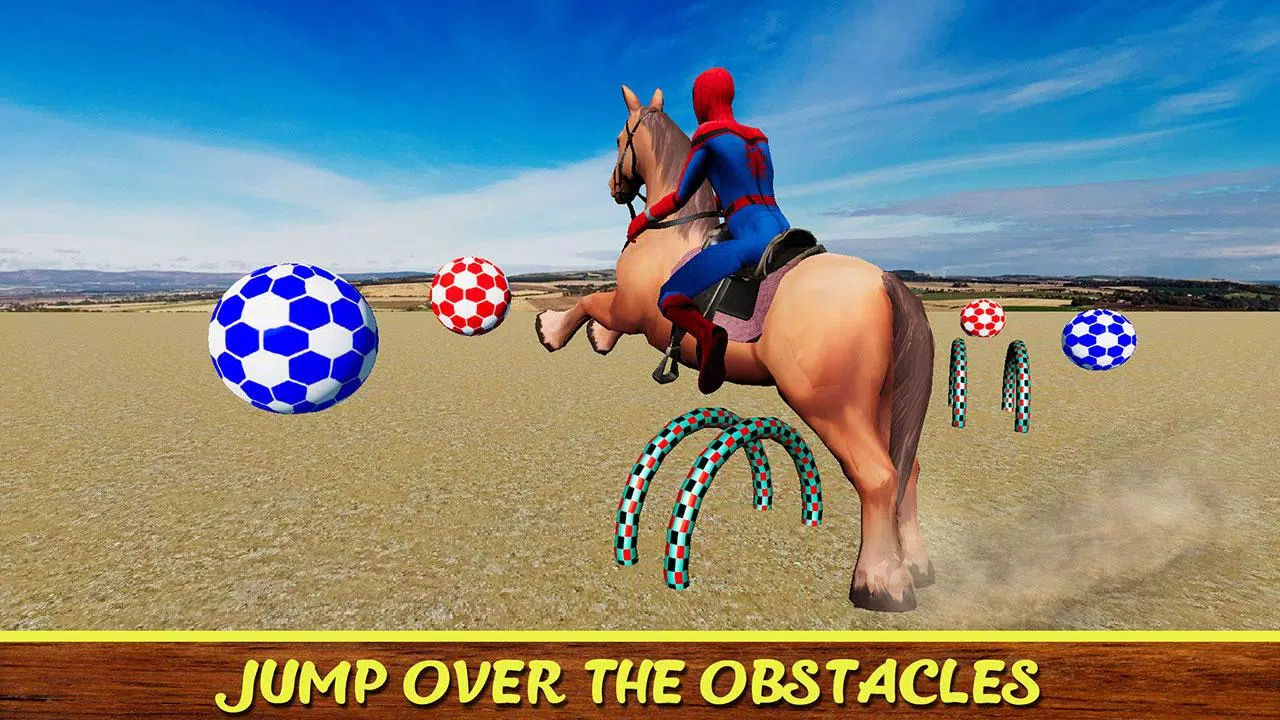 Diligent SuperHeroes Horse Riding 3d 스크린샷 2