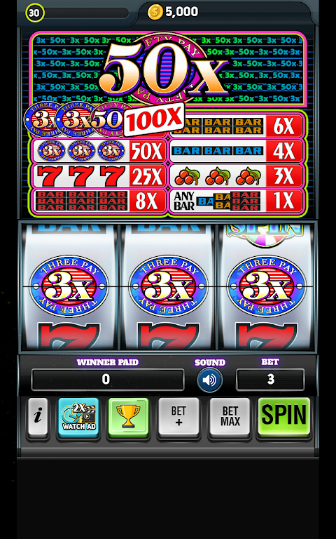 Diamond Triple Slots - Vegas Slots Captura de tela 3