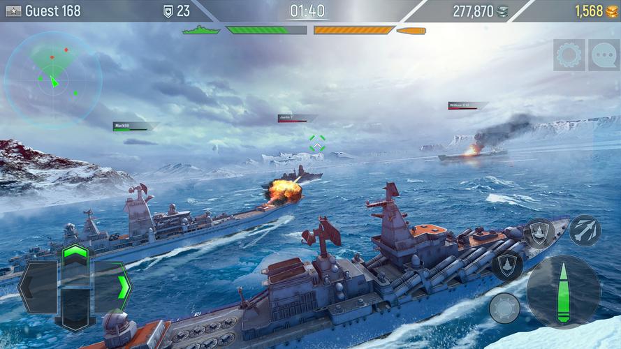 Naval Armada: 全球同服的海战策略手游应用截图第3张