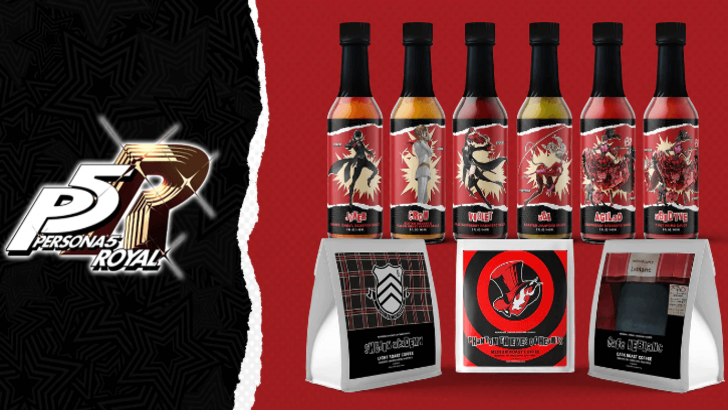 Persona 5 Royal Hot Sauce and Coffee