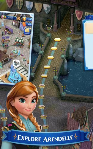 Disney Frozen Free Fall Games Capture d'écran 3