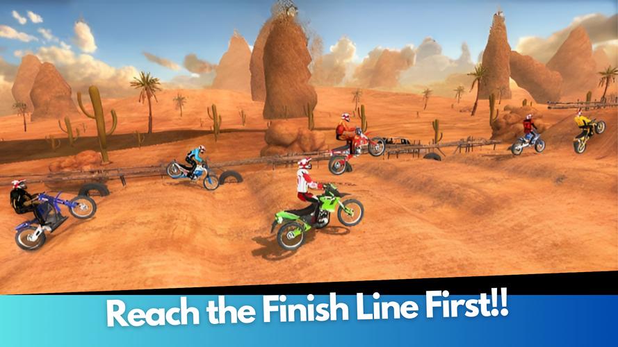 Dirt Bike Games- Motocross Captura de pantalla 1