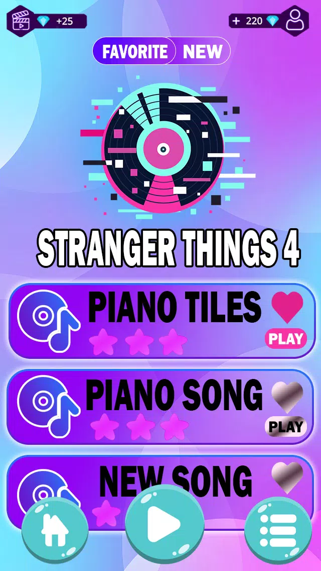 Stranger Things 4 Piano Tiles应用截图第0张