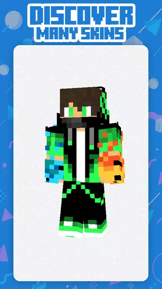 Neon Squad Skin Minecraft スクリーンショット 1