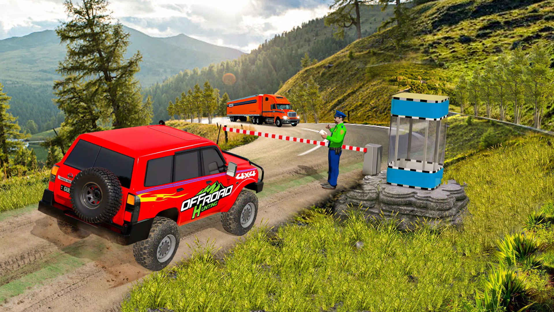 Off The Road-Hill Driving Game スクリーンショット 1