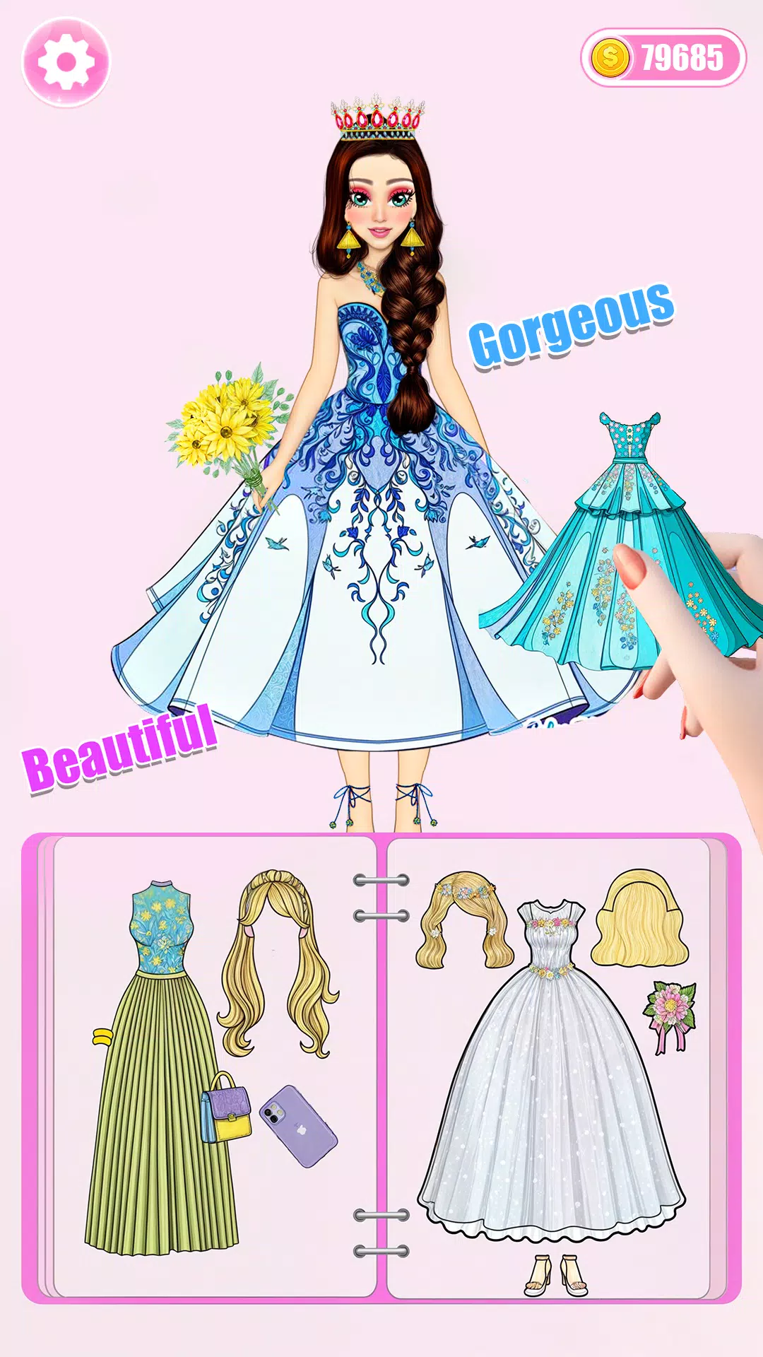 Paper Doll: Dress Up DIY Game Capture d'écran 3