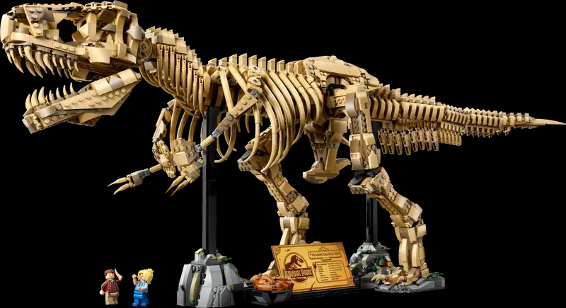 LEGO presenta un esqueleto de 3 pies Jurassic Park T-Rex