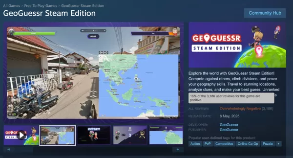 Geoguessr sagt, es ist 