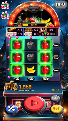 Heart-racey Fruits Golden Slot Скриншот 0