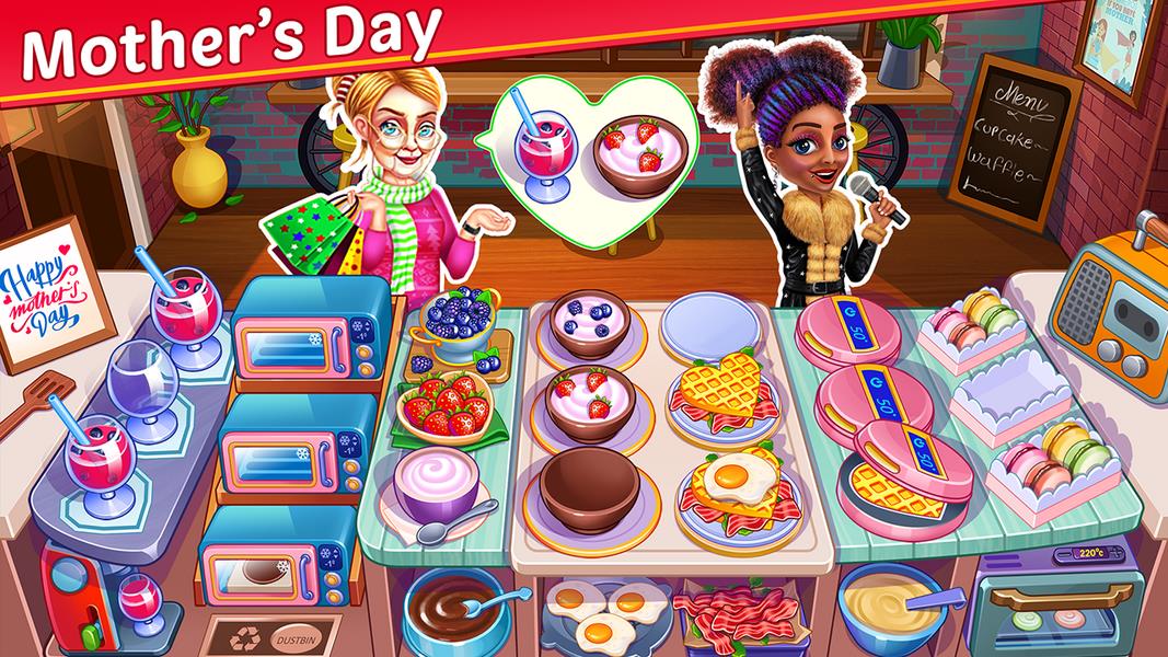 Halloween Street Food Shop Restaurant Game Скриншот 3