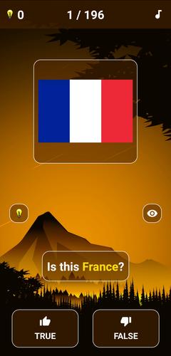 Geography Quiz - World Flags 1應用截圖第2張