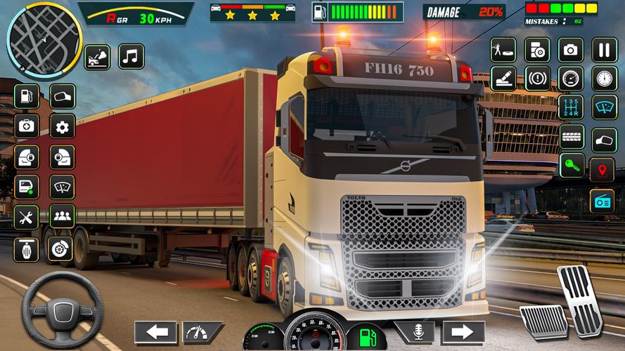 City Cargo Truck Game 3D Captura de tela 1