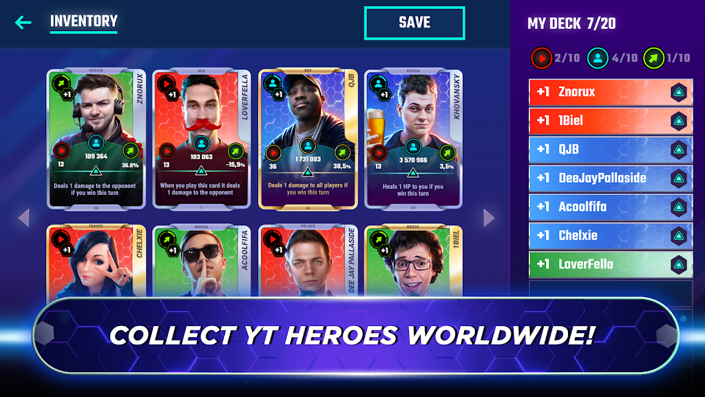 DHeroes: CCG (Trading Cards) Capture d'écran 1