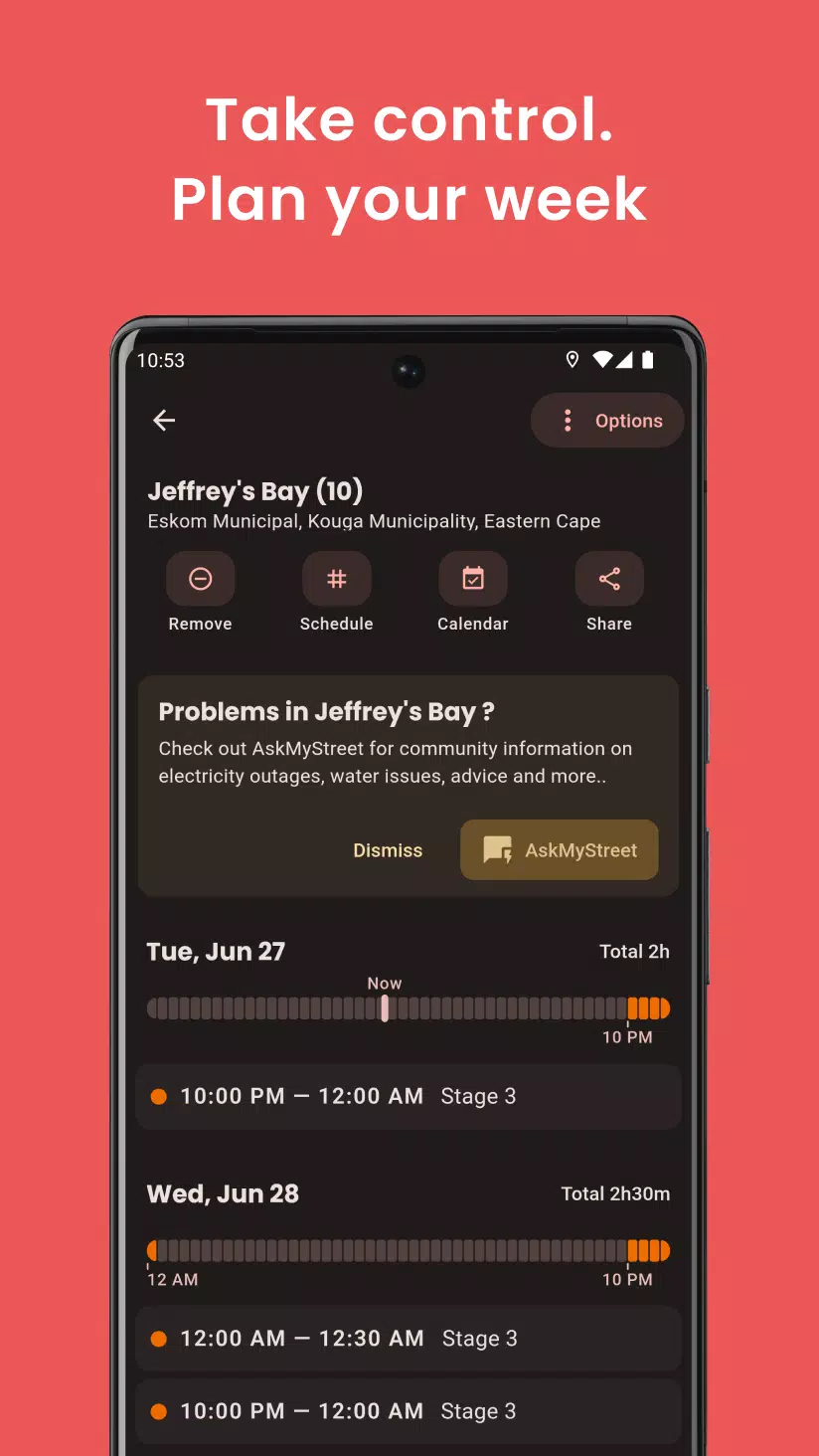 ESP "EskomSePush" Loadshedding スクリーンショット 3