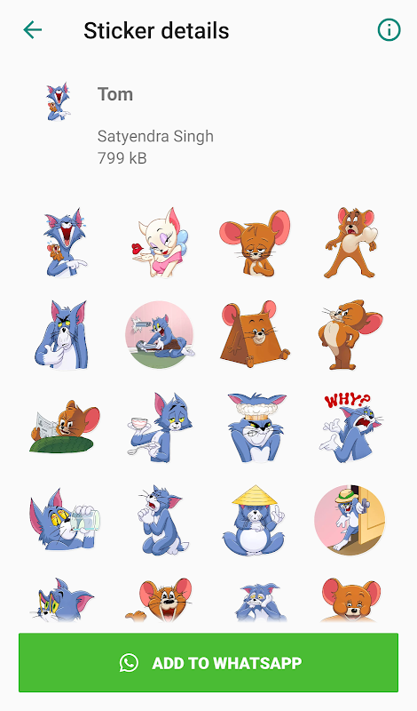 Cartoon Stickers for Whatsapp应用截图第0张