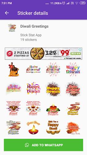 Tamil Stickers: WAStickerApps Capture d'écran 1