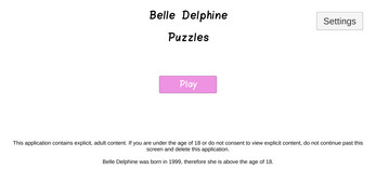 Belle Delphine Puzzles Captura de tela 0