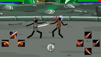 Stickman Sword Duel Captura de tela 1