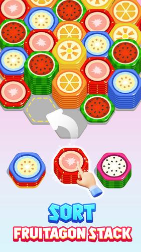 Fruitagon: Stack Sort Скриншот 0