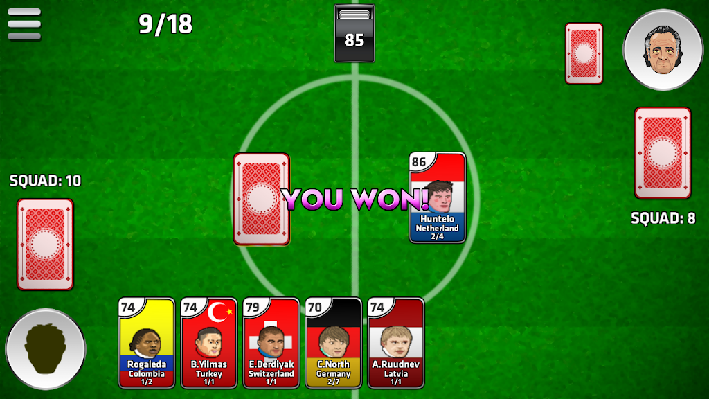 Head Soccer Cards Скриншот 1