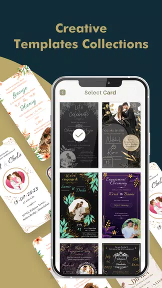 Engagement Card Maker & Design 스크린샷 2